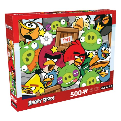 Angry Birds Collage 500 Piece Jigsaw Puzzle (MIN 3) | William Valentine ...